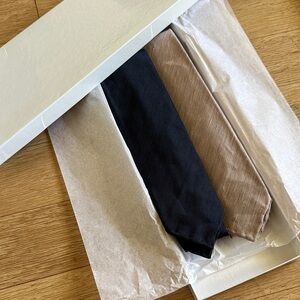 Brioni Ties - Navy and Pink Set of 2